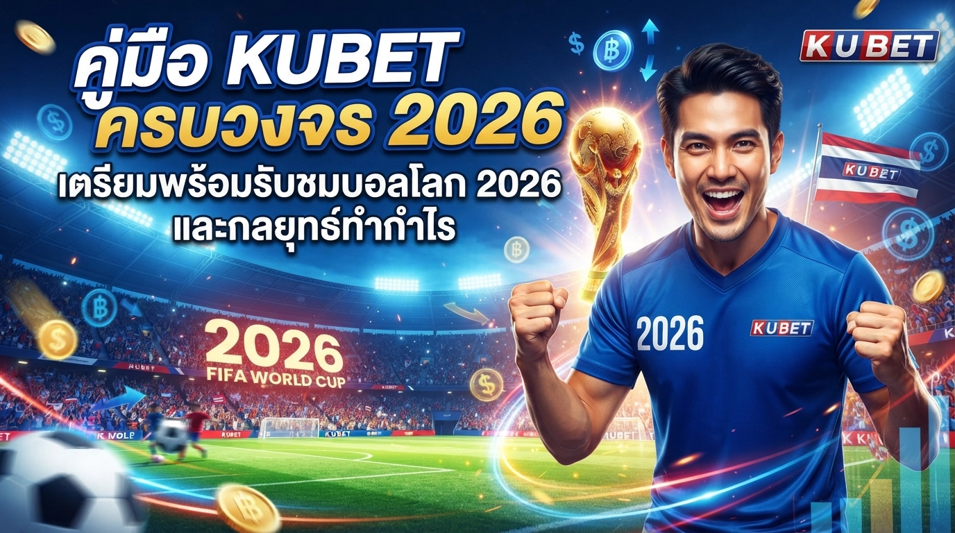 คู่มือ KUBET ครบวงจร 2026 เตรียมพร้อมรับชมบอลโลก 2026 และกลยุทธ์ทำกำไร