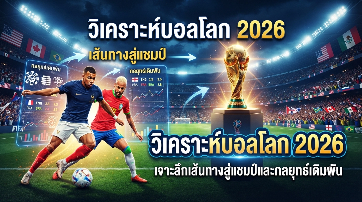 วิเคราะห์บอลโลก 2026 เจาะลึกเส้นทางสู่แชมป์และกลยุทธ์เดิมพัน
